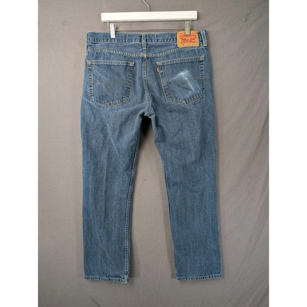 Levis 514 Straight Fit Mens Blue Denim Jeans Size  36x30